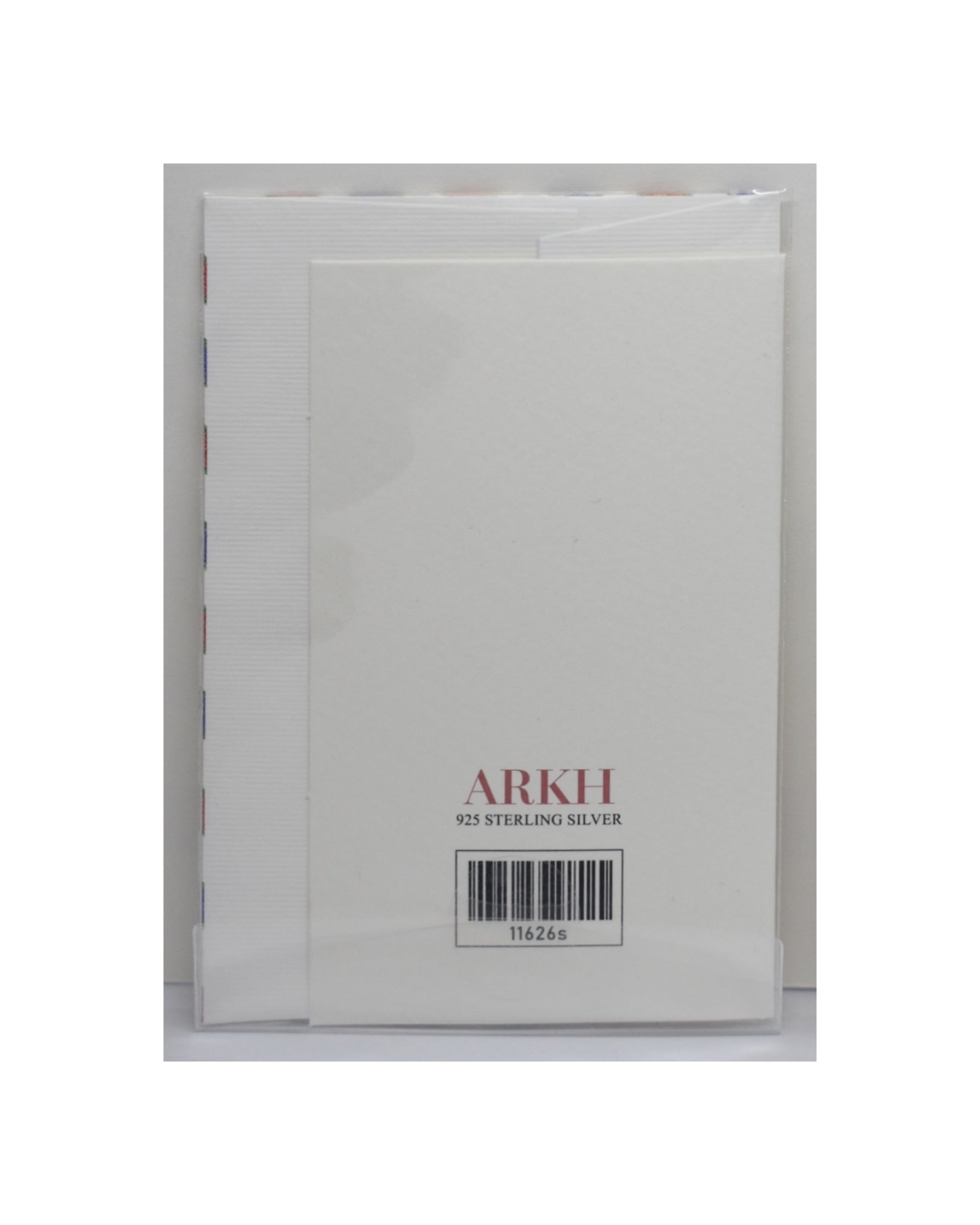 Striped envelope card containing infinity necklace 925 silver with "Forever" text – ready-to-gift packaging