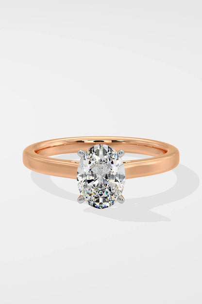 OVAL SOLITAIRE RING