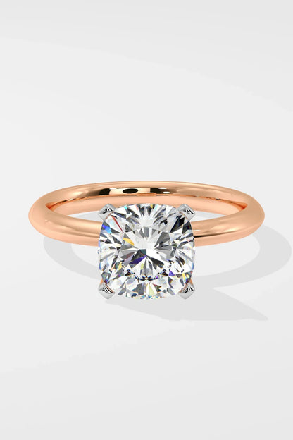 CUSHION SOLITAIRE RING