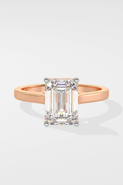 EMERALD SOLITAIRE RING