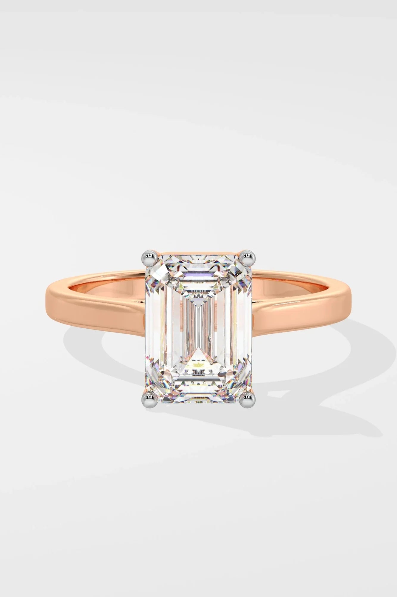EMERALD SOLITAIRE RING