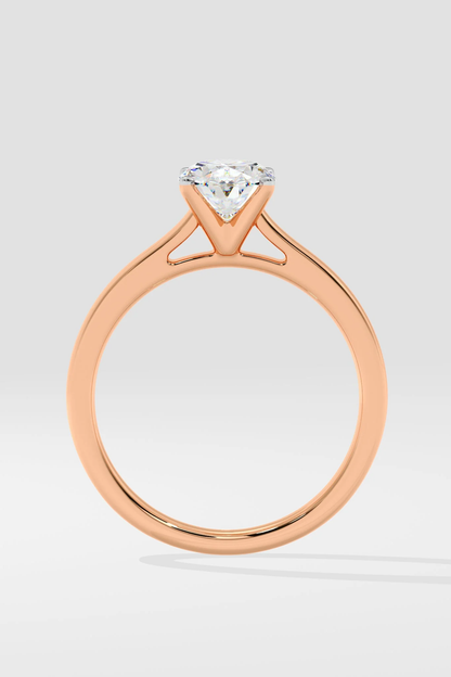 OVAL SOLITAIRE RING