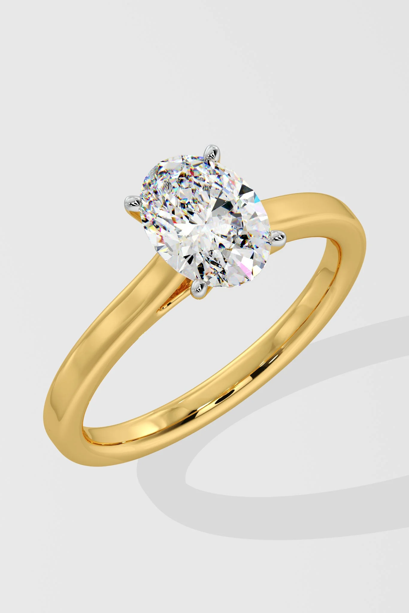 OVAL SOLITAIRE RING