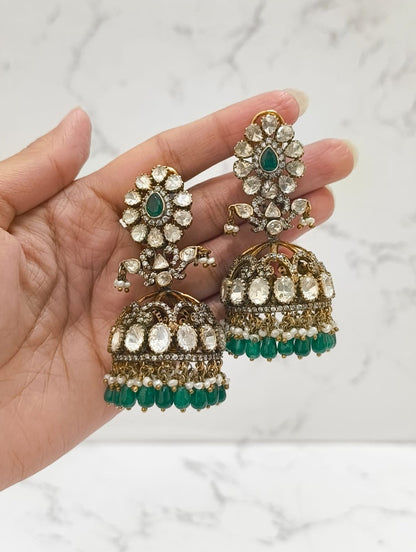 NOOR POLKI JHUMKAS