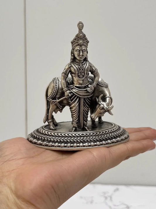 KRISHNA AND COW