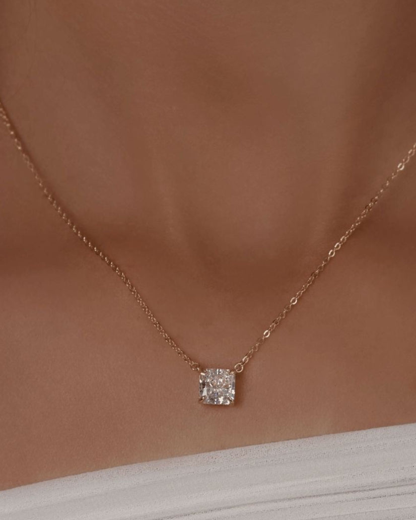 PRINCESS SOLITAIRE NECKLACE