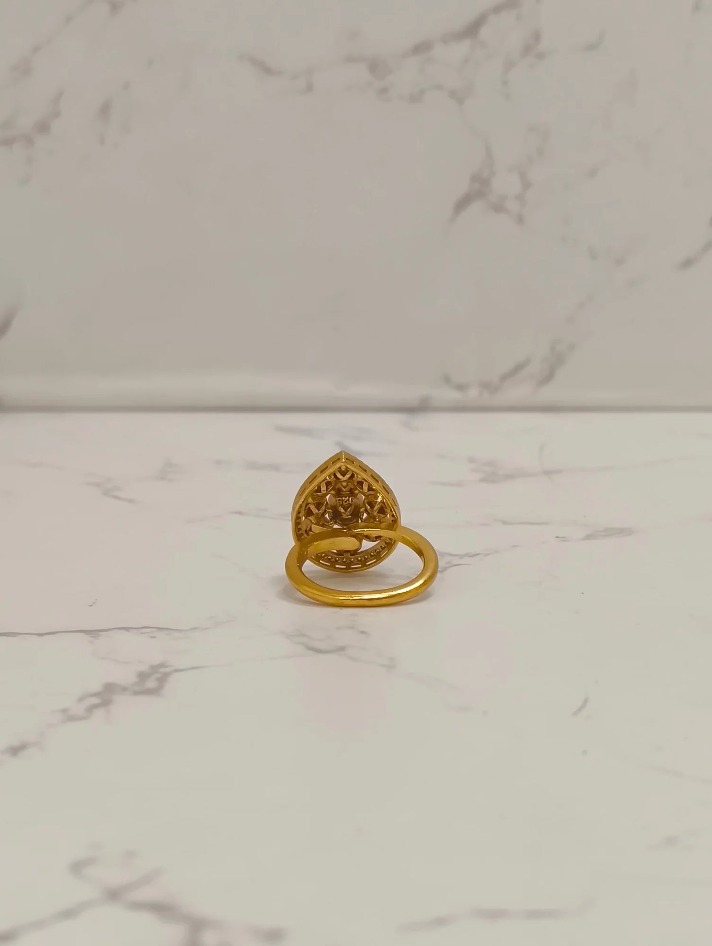 MOISSANITE POLKI RING