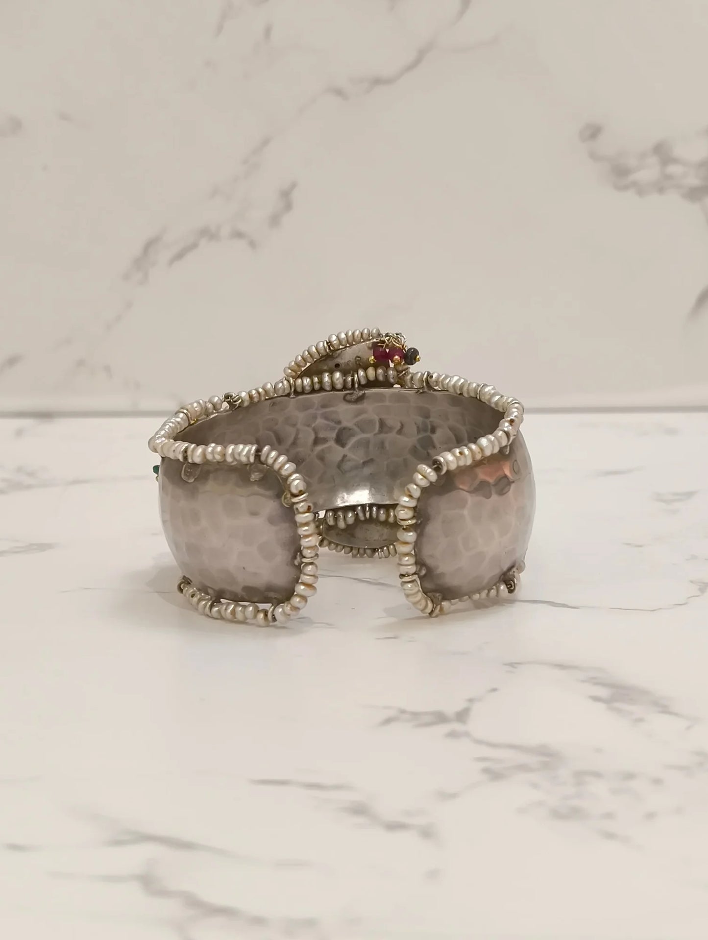 SILVER BRIDAL CUFF KADA