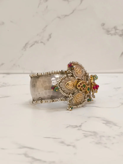SILVER BRIDAL CUFF KADA