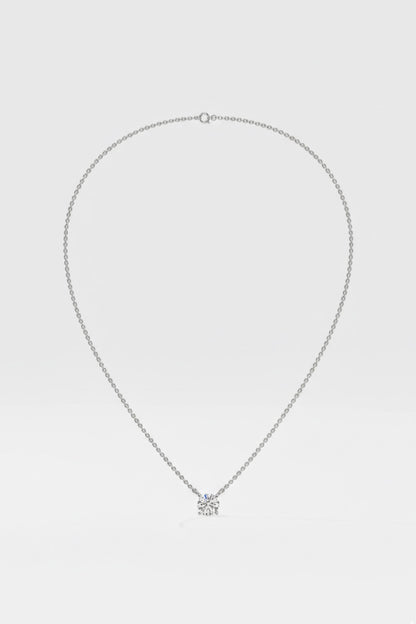 ROUND SOLITAIRE NECKLACE