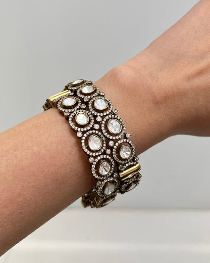 MOISSANITE POLKI BANGLES