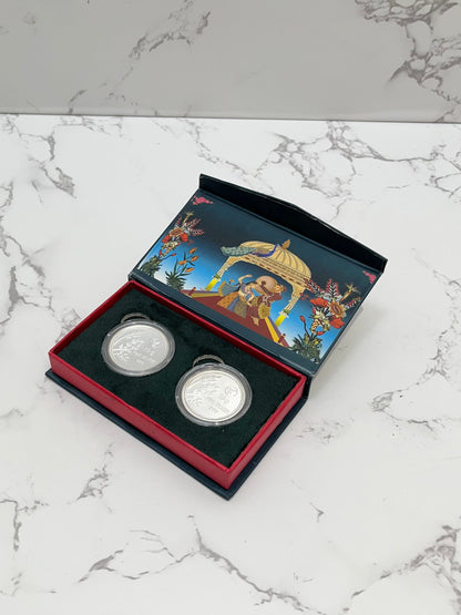 RADHA KRISHNA COIN SET