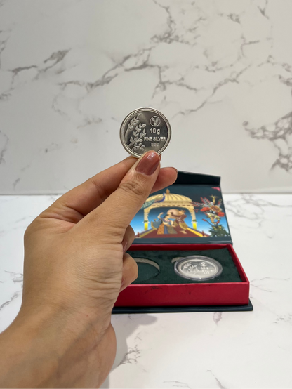 RADHA KRISHNA COIN SET