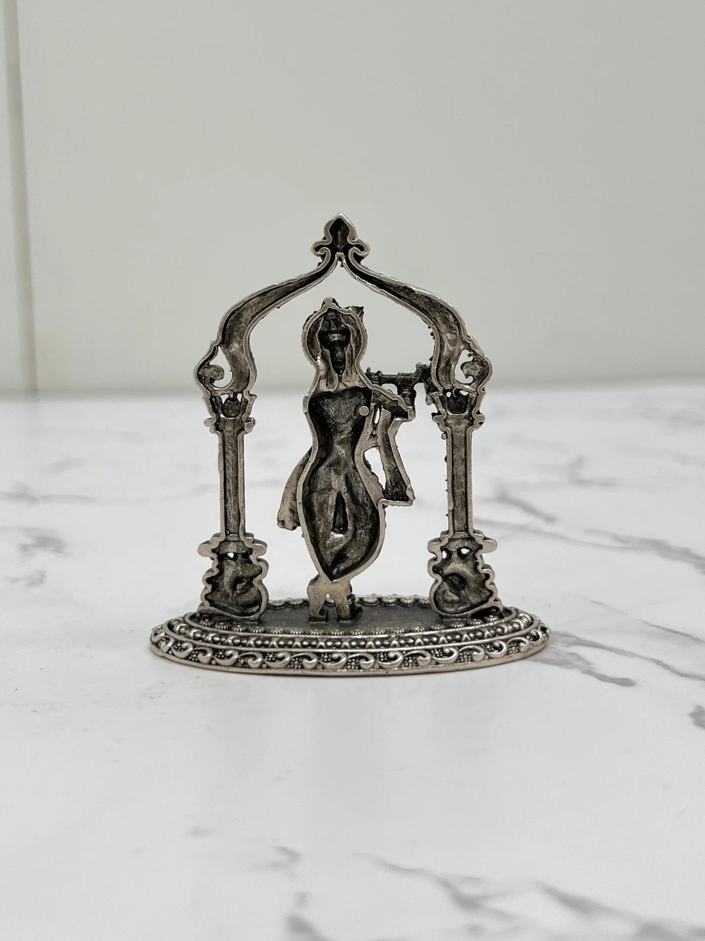 SILVER KRISHNA IDOL