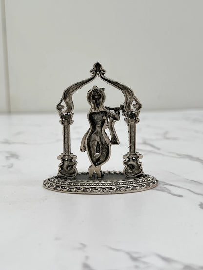 SILVER KRISHNA IDOL
