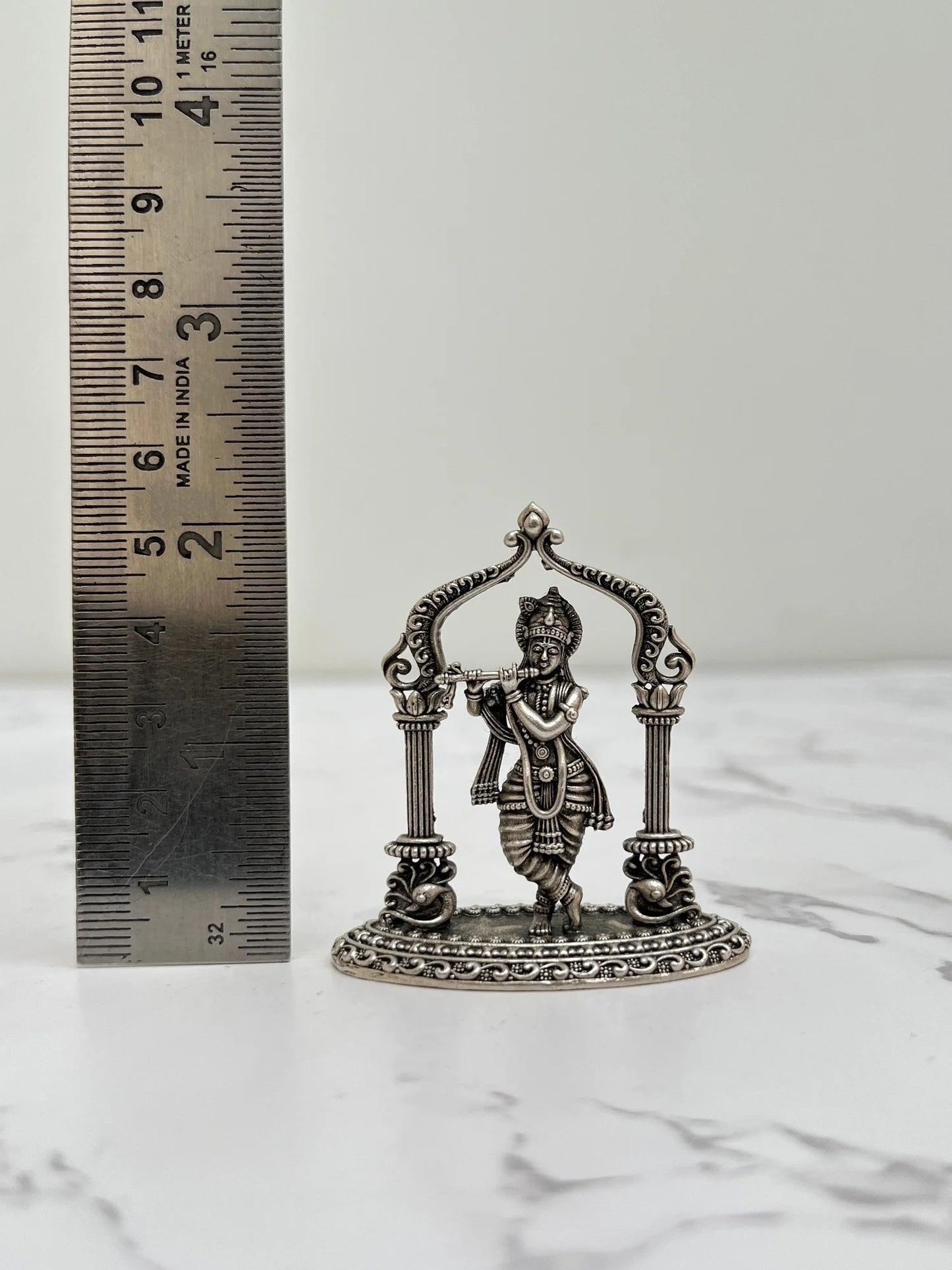 SILVER KRISHNA IDOL