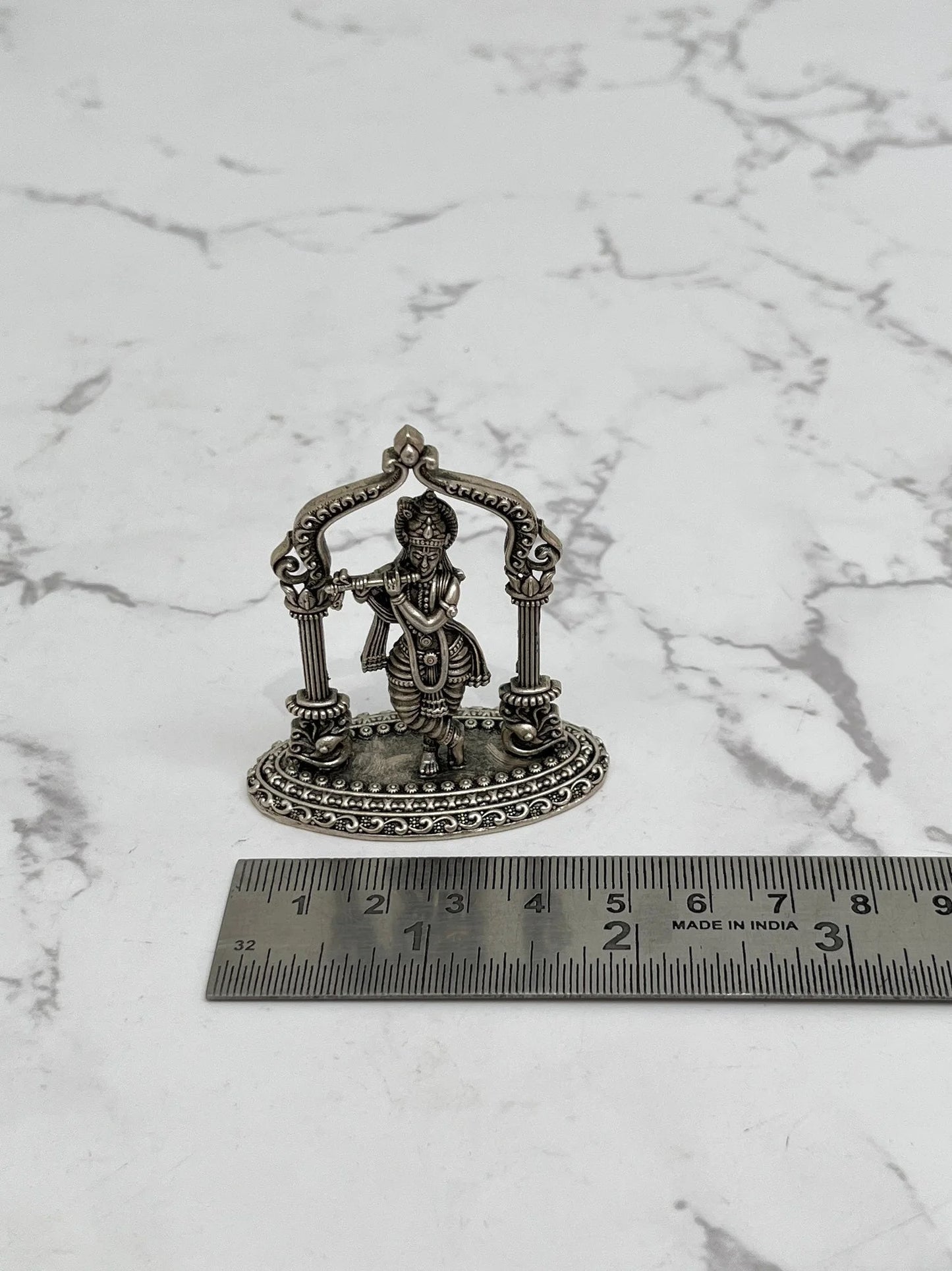 SILVER KRISHNA IDOL