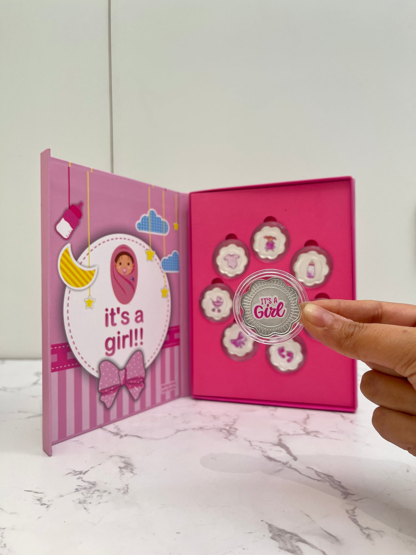 IT'S A GIRL COIN SET