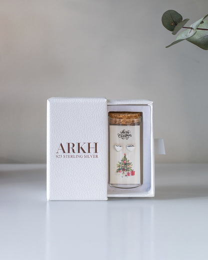 CHRISTMAS HEART STUDS