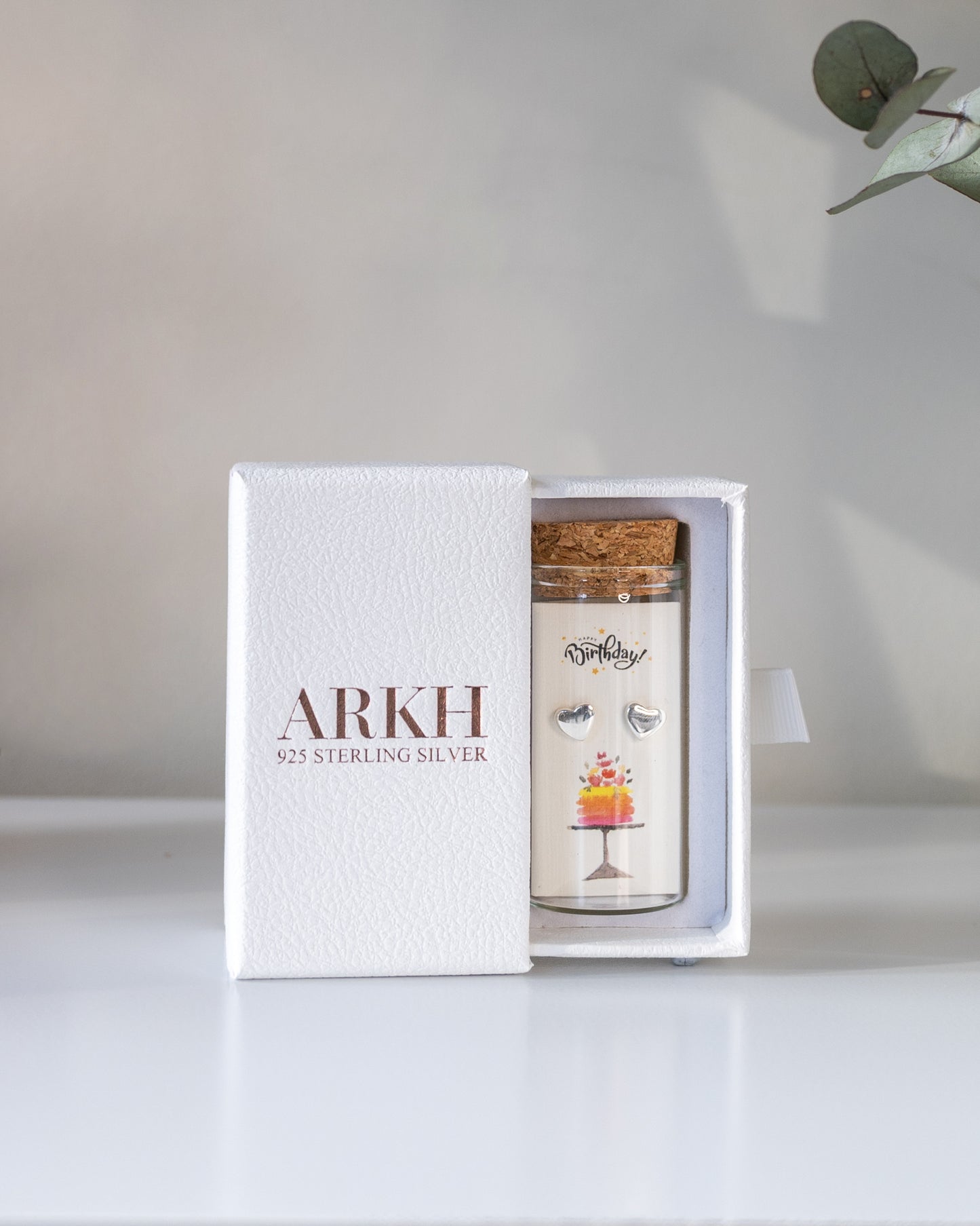 BIRTHDAY HEART STUDS