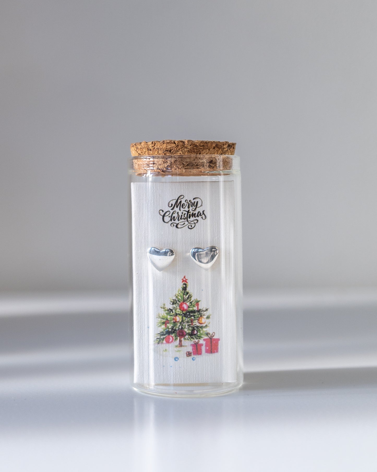 CHRISTMAS HEART STUDS