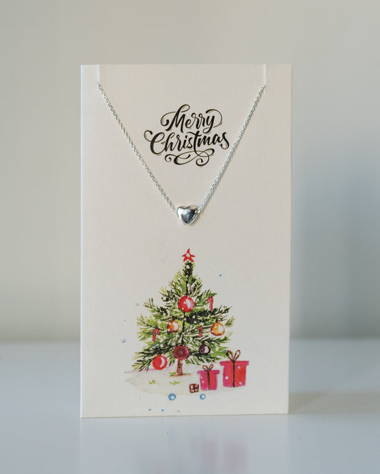 CHRISTMAS HEART NECKLACE