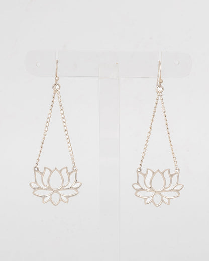 LOTUS SHAPE EARRINGS