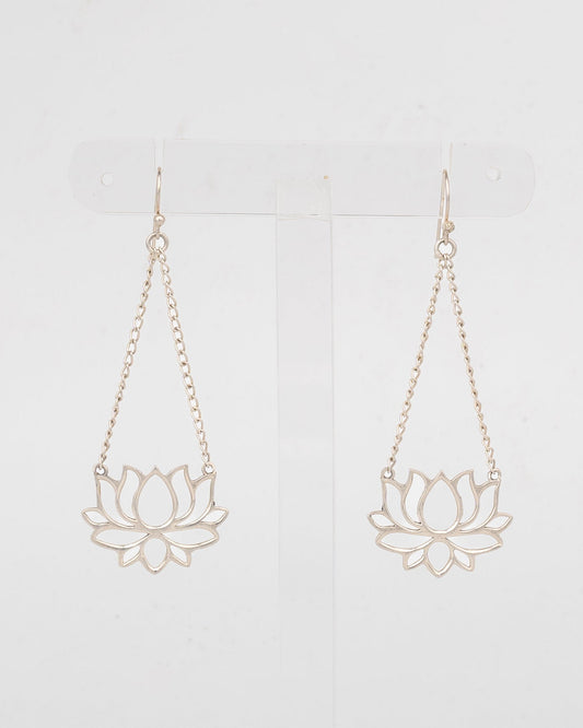 LOTUS SHAPE EARRINGS