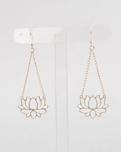LOTUS SHAPE EARRINGS