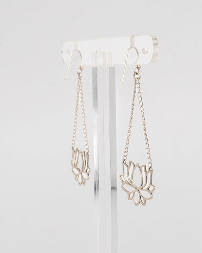 LOTUS SHAPE EARRINGS