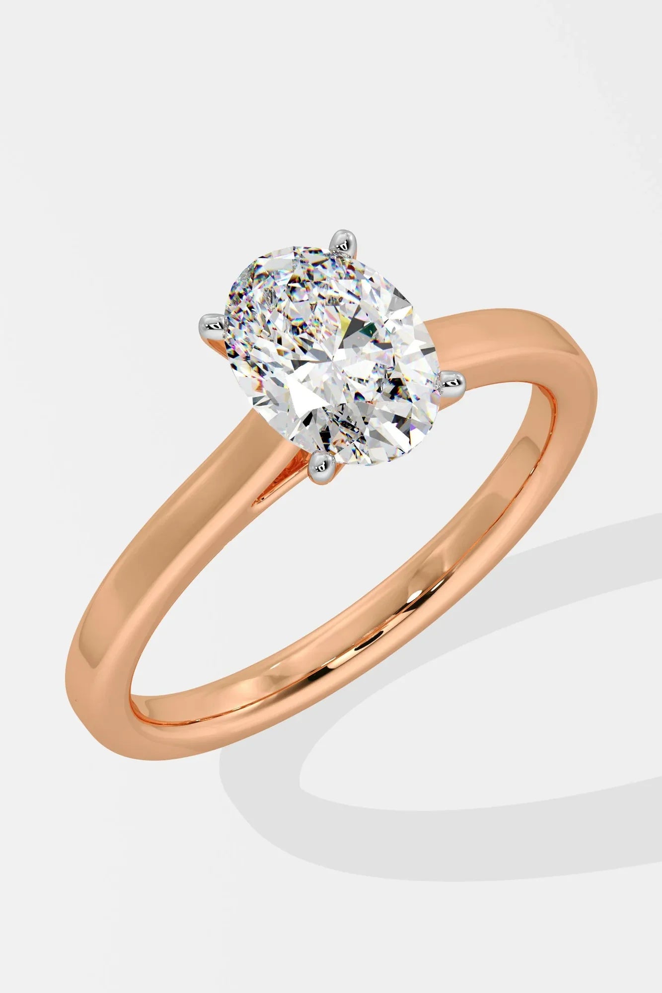 OVAL SOLITAIRE RING
