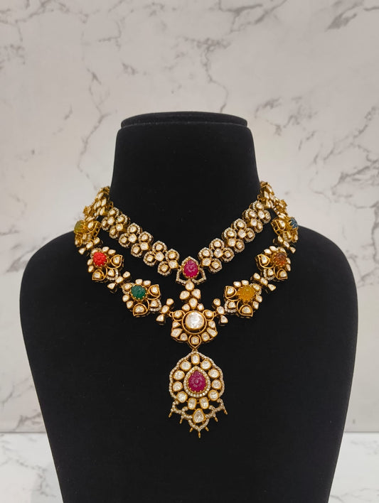 NAVRATAN BRIDAL NECKLACE