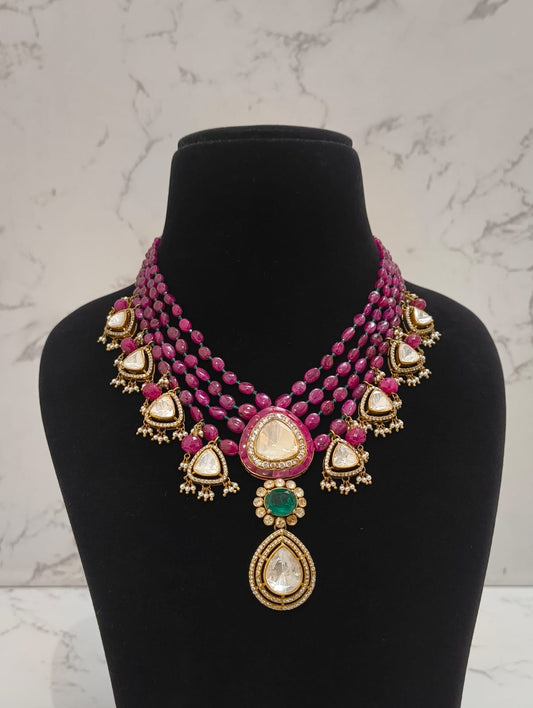MOISSANITE BRIDAL NECKLACE
