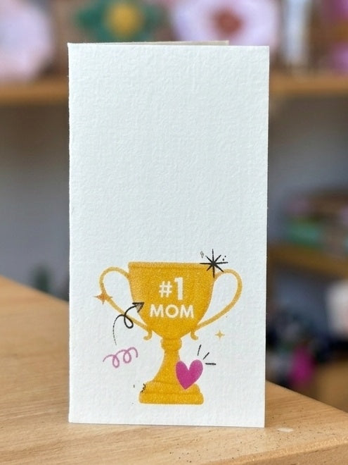 #1 MOM CARD