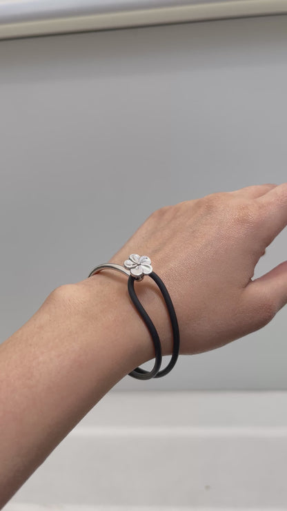 FLOWER RUBBER BRACELET