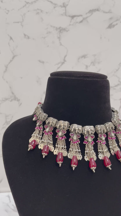 ELEPHANT CHOKER NECKLACE