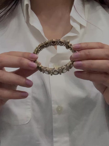 MOISSANITE POLKI BANGLES