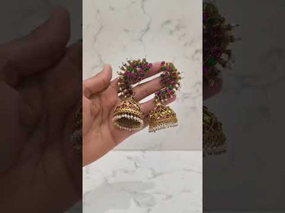 MEENAKARI EARRINGS