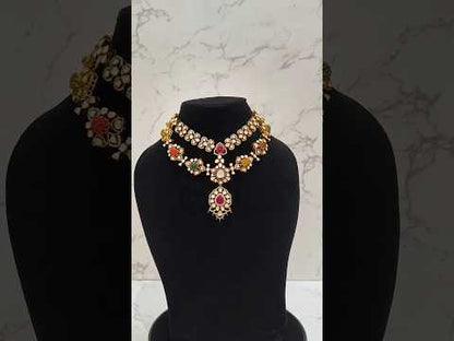 NAVRATAN BRIDAL NECKLACE