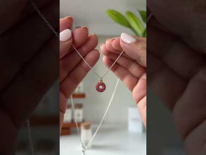 PINK DONUT NECKLACE