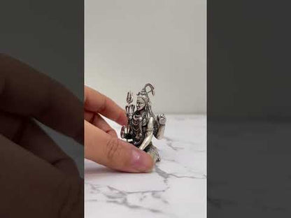 SILVER SHIVA IDOL