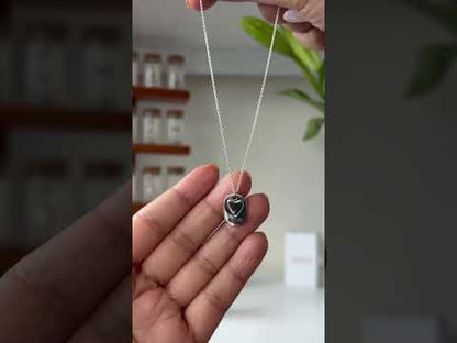 SILVER LOVE MOM NECKLACE